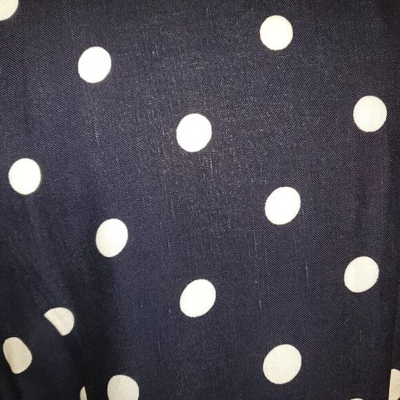 Especially Yours Womens Blue & White Polka Dot Jacket Dress, Plus Size, XL - Picture 5 of 13